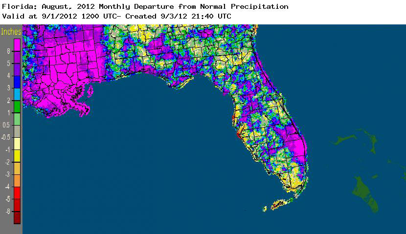 Rainfall graphic