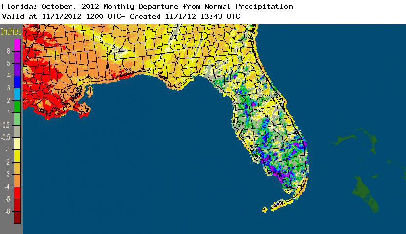 Rainfall graphic