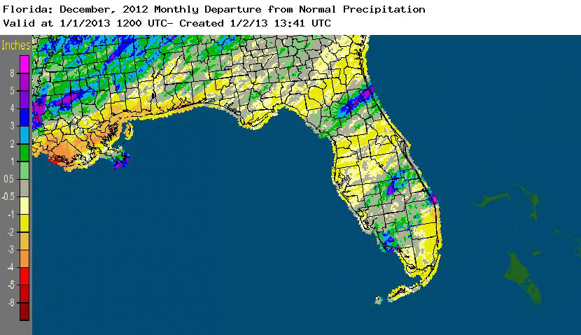 Rainfall graphic