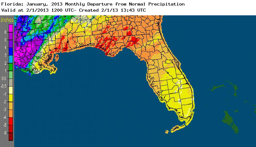 Rainfall graphic