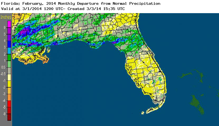 Rainfall graphic