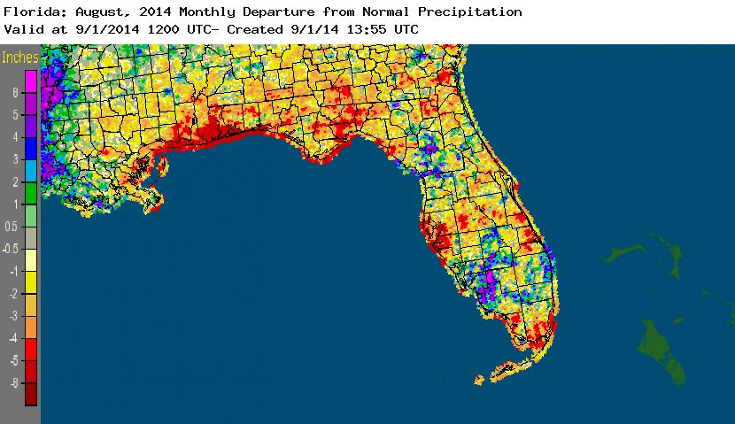 Rainfall graphic