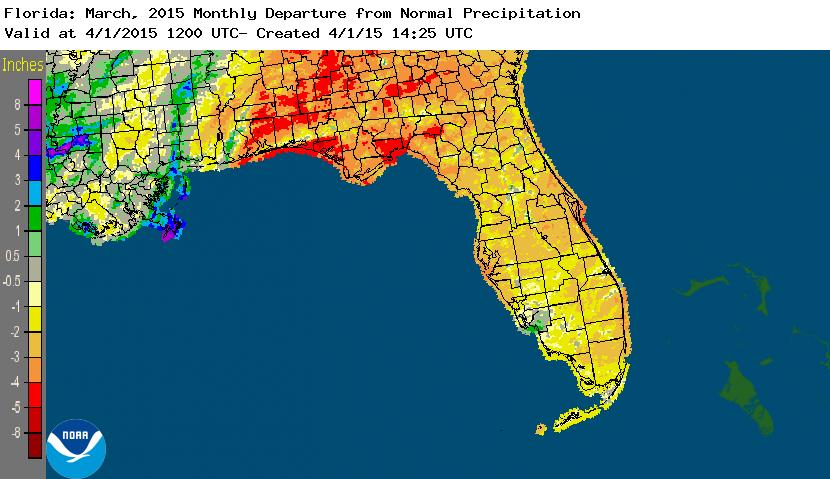 Rainfall graphic