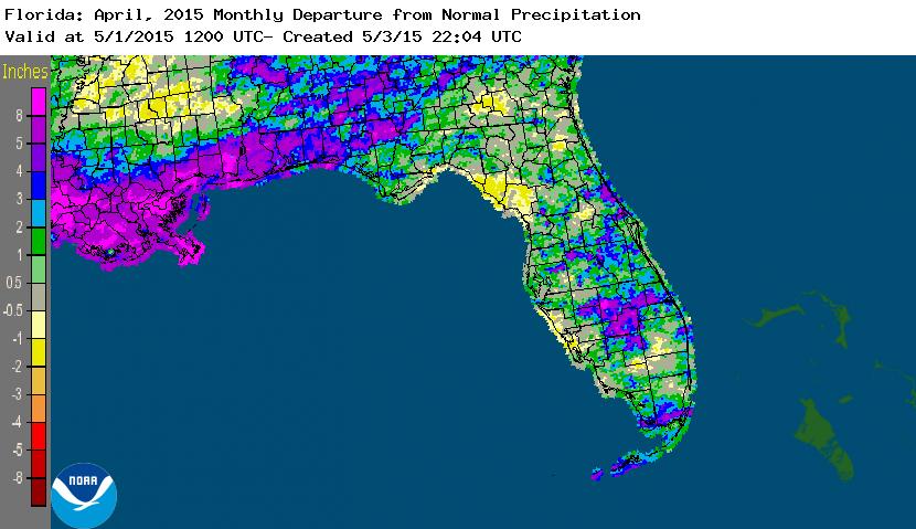 Rainfall graphic