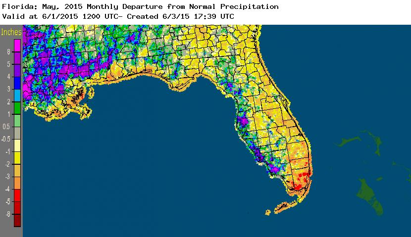 Rainfall graphic