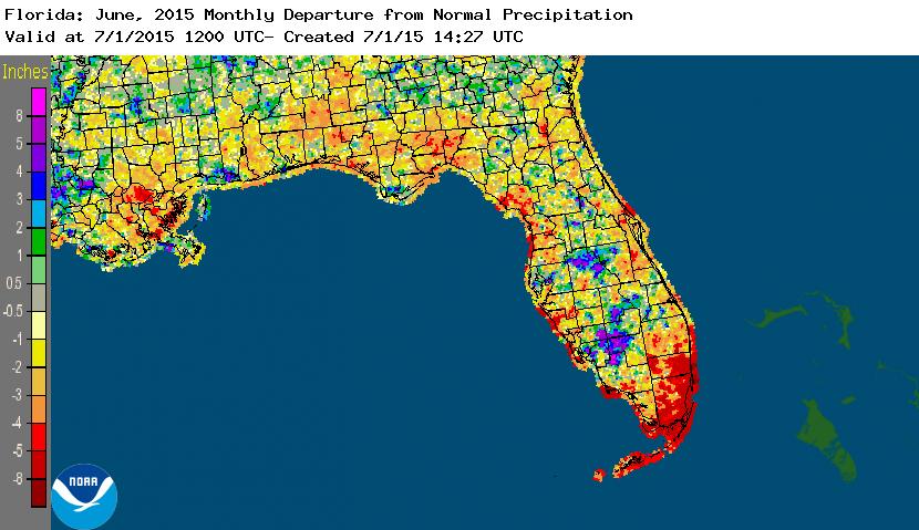 Rainfall graphic