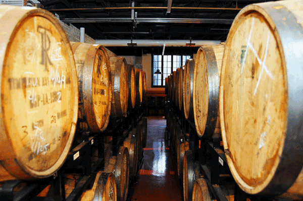 Barrel room.