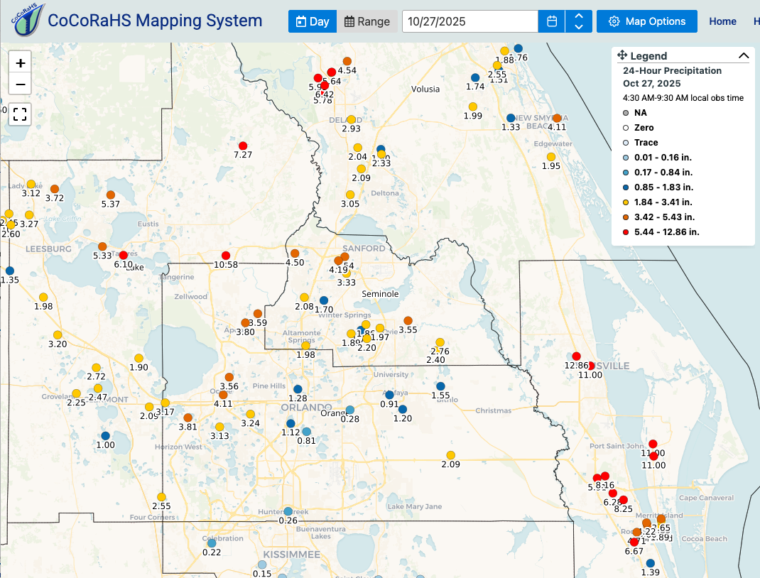 Cocorahs-10272025-rainfall-totals image
