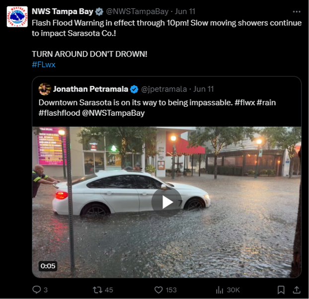NWSTampaBay-flooding-June11 image